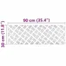 Ruudulised Plaadid 2 Pcs Hõbedane 90 X 30 Cm Alumiinium Ruudulised Plaadid 2 Pcs Hõbedane 90 X 30 Cm Alumiinium