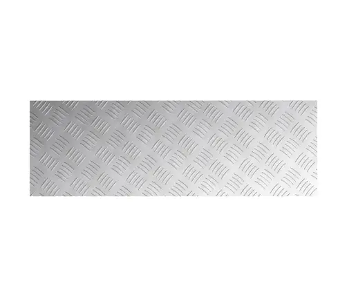Ruudulised Plaadid 2 Pcs Hõbedane 90 X 30 Cm Alumiinium Ruudulised Plaadid 2 Pcs Hõbedane 90 X 30 Cm Alumiinium