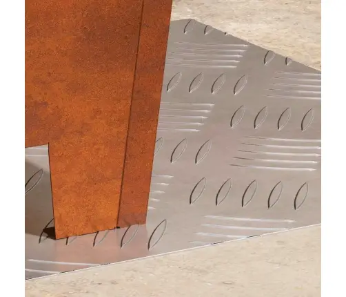 Laiptų Danga Kvadrato 2 Pcs Sidabro 40 X 40 Cm Aliuminis