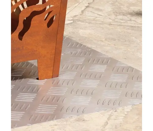 Šachmatiniai Lakštai 2 Pcs Sidabro 70 X 40 Cm Aliuminis