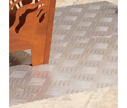 Šaha Plāksnes 4 Pcs Sudraba 70 X 40 Cm Alumīnijs Vidaxl