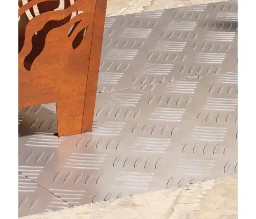 Šaha Plāksnes 4 Pcs Sudraba 80 X 40 Cm Alumīnijs Vidaxl