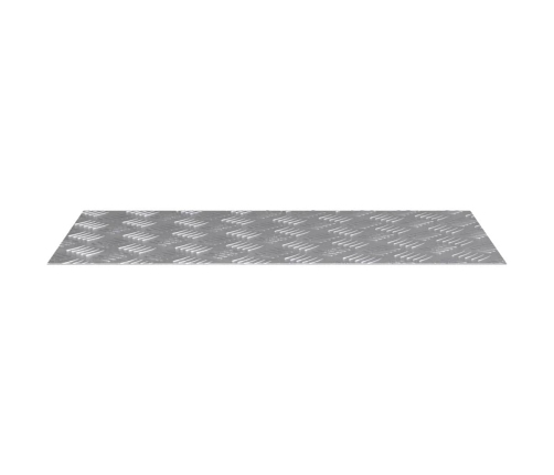 Šaha Plāksnes 4 Pcs Sudraba 80 X 40 Cm Alumīnijs Vidaxl