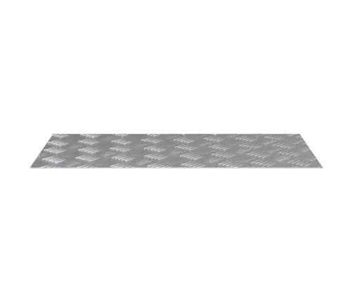 Ruudulised Plaadid 2 Pcs Hõbedane 80 X 40 Cm Alumiinium