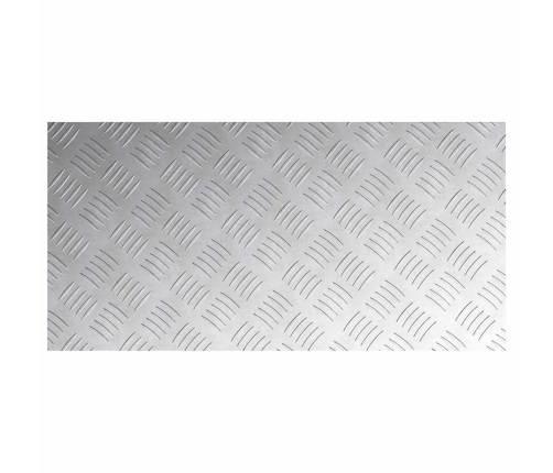 Šaha Plāksnes 2 Pcs Sudraba 80 X 40 Cm Alumīnijs Vidaxl