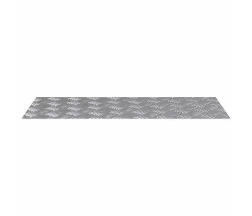 Šaha Plāksnes 2 Pcs Sudraba 90 X 40 Cm Alumīnijs Vidaxl