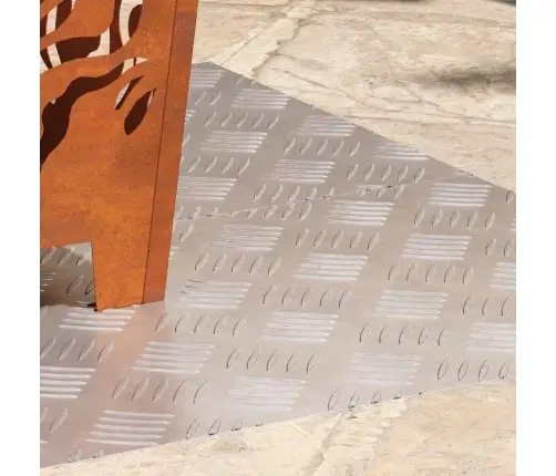 Šaha Plāksnes 2 Pcs Sudraba 100 X 40 Cm Alumīnijs Vidaxl