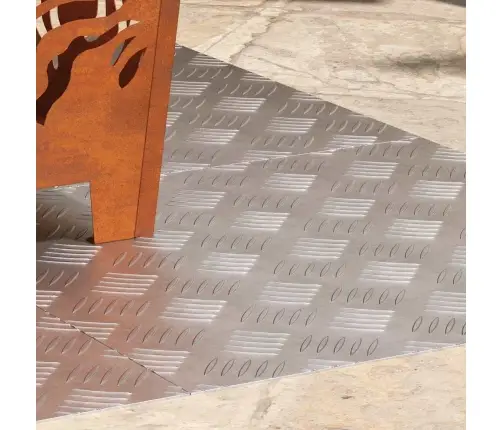 Šaha Plāksnes 4 Pcs Sudraba 50 X 50 Cm Alumīnijs Vidaxl