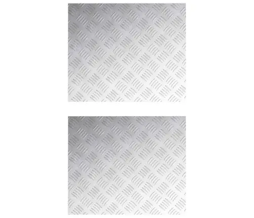 Šachmatiniai Lakštai 2 Pcs Sidabro 60 X 50 Cm Aliuminis Šachmatiniai Lakštai 2 Pcs Sidabro 60 X 50 Cm Aliuminis