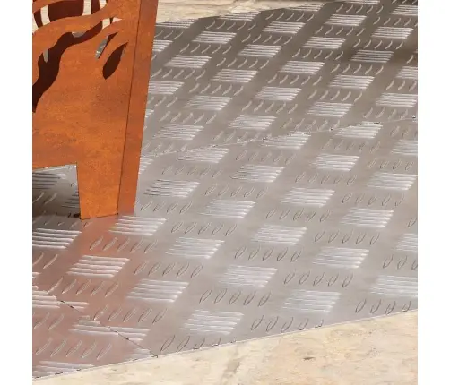 Šaha Plāksnes 4 Pcs Sudraba 100 X 50 Cm Alumīnijs Vidaxl