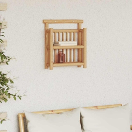 Seinariiul Riiuliga Ladustamisega Pruun 40 X 13 X 44 Cm Bambus