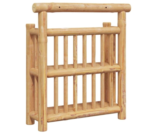 Seinariiul Riiuliga Ladustamisega Pruun 40 X 13 X 44 Cm Bambus