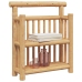 Seinariiul Riiuliga Ladustamisega Pruun 40 X 13 X 44 Cm Bambus