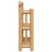 Seinariiul Riiuliga Ladustamisega Pruun 40 X 13 X 44 Cm Bambus