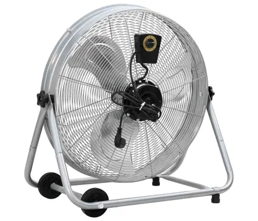 Ventilators Uz Riteņiem, 3 Ātrumi, Sudraba Krāsā, Φ64 Cm Vidaxl