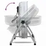 Ventilators Uz Riteņiem, 3 Ātrumi, Sudraba Krāsā, Φ64 Cm Vidaxl