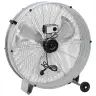 Ventilators Ar Ritenīšiem, 3 Ātrumi, Sudraba Krāsā, Φ77 Cm Vidaxl