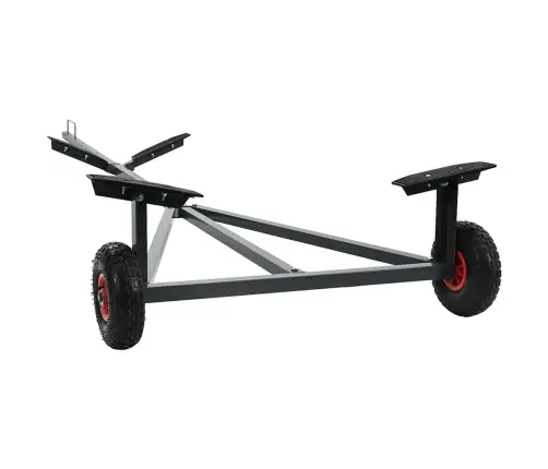 Valties Priekaba Sidabro 302 X 107 X 42 Cm Plienas