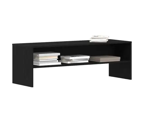 Tv Skapis Melns Ozols 120X40X40 Cm Engineered Wood Vidaxl