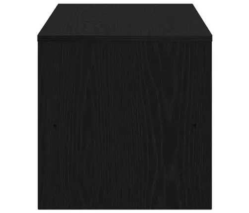 Tv Skapis Melns Ozols 120X40X40 Cm Engineered Wood Vidaxl