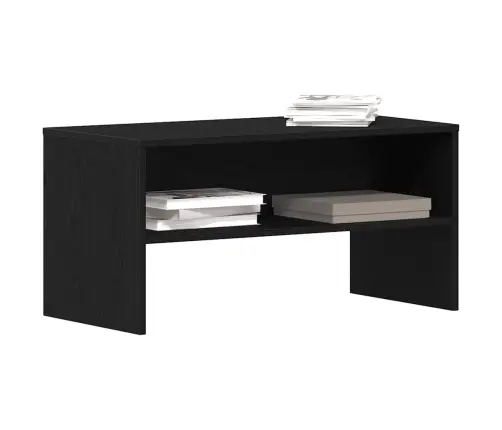 Tv Skapis Melns Ozols 80X40X40 Cm Engineered Wood Vidaxl