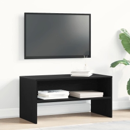 Tv Skapis Melns Ozols 80X40X40 Cm Engineered Wood Vidaxl