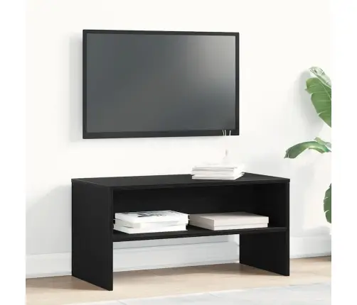 Tv Skapis Melns Ozols 80X40X40 Cm Engineered Wood Vidaxl