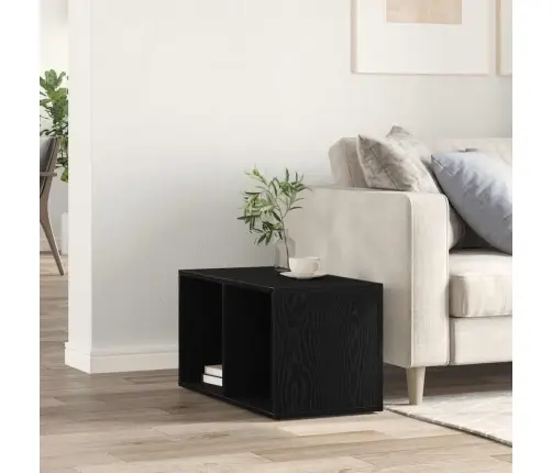 Lp Hoiukast Must Tamm 71X34X36 Cm Engineered Wood