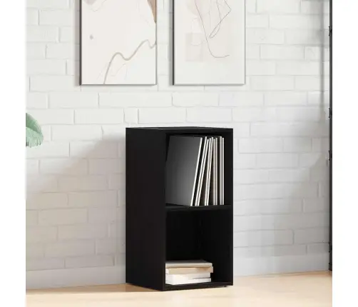 Lp Hoiukast Must Tamm 71X34X36 Cm Engineered Wood