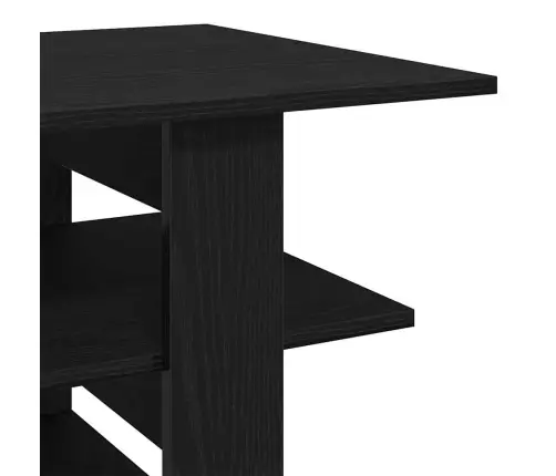 Kafijas Galdiņš Melns Ozols 102 X 55 X 42 Cm Inženierijas Koks Vidaxl