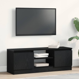 Tv Skapis, Melns Ozola 102X30X36 Cm Inženierijas Koks Vidaxl