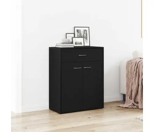 Kabalas Juodas Ąžuolas 60 X 30 X 75 Cm Apdirbta Mediena