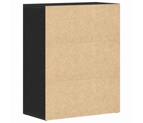 Kabalas Juodas Ąžuolas 60 X 30 X 75 Cm Apdirbta Mediena