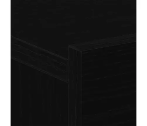 Nakts Skapītis Ar Atvilktni 2 Pcs Melns Ozols 40 X 30 X 30 Cm Vidaxl