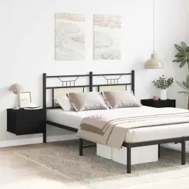 Nakts Skapītis 2 Pcs Melns Ozolkoks 40 X 30 X 30 Cm Vidaxl