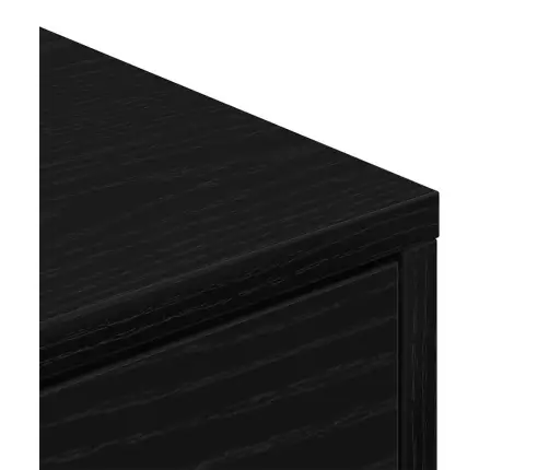 Apavu Plaukts Melns Ozols 60 X 35 X 84 Cm Inženierijas Koks Vidaxl