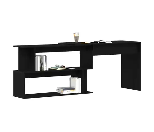 Galds Melns Ozols 200 X 50 X 76 Cm Inženierijas Koks Vidaxl