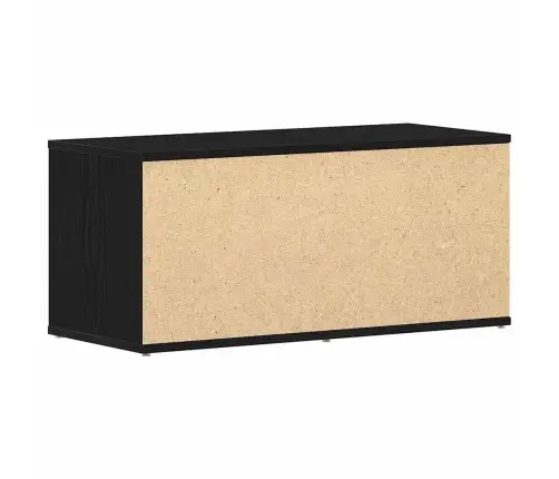 Televizora Stends Melna 80 X 34 X 35.5 Cm Inženierijas Koks Vidaxl