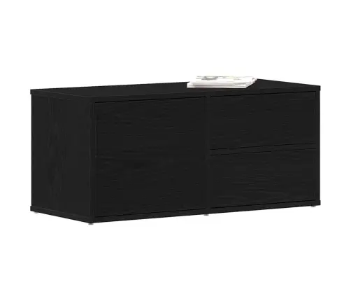 Televizora Stends Melna 80 X 34 X 35.5 Cm Inženierijas Koks Vidaxl