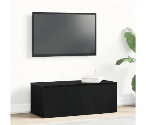 Televizora Stends Melna 80 X 34 X 30 Cm Inženierijas Koks Vidaxl