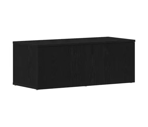 Televizora Stends Melna 80 X 34 X 30 Cm Inženierijas Koks Vidaxl