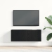 Televizoru Skapji Melns Ozols 80 X 30 X 30 Cm Inženierijas Koks Vidaxl