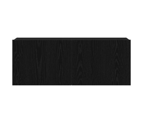 Televizoru Skapji Melns Ozols 80 X 30 X 30 Cm Inženierijas Koks Vidaxl