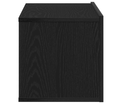 Televizoru Skapji Melns Ozols 80 X 30 X 30 Cm Inženierijas Koks Vidaxl