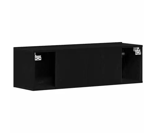 Televizoru Skapji Melns Ozols 100 X 30 X 30 Cm Vidaxl