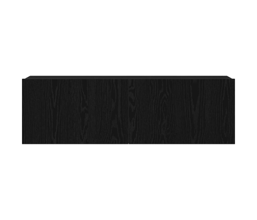 Televizoru Skapji Melns Ozols 100 X 30 X 30 Cm Vidaxl