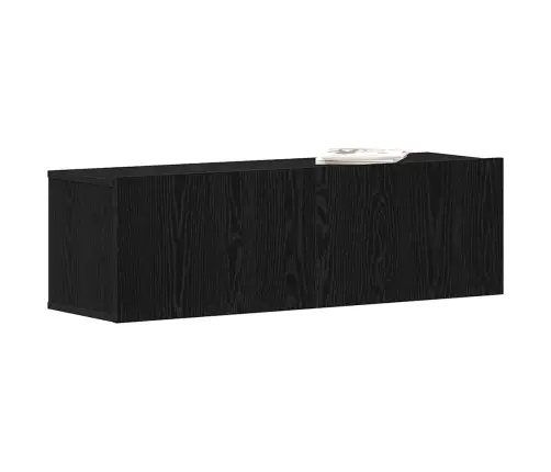 Televizoru Skapji Melns Ozols 100 X 30 X 30 Cm Vidaxl
