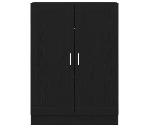 Melno Ozolu Grāmatu Skapis 82.5 X 30.5 X 115 Cm Inženierijas Koks Vidaxl