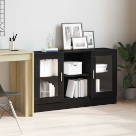 Puse Melna 120 X 30.5 X 70 Cm Inženierijas Koks Vidaxl