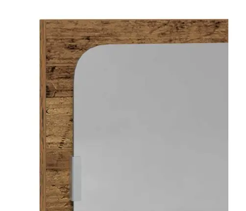 Vannasistabas Spogulis Vecā Koka Izskatā 90X10,5X37 Cm No Inženierijas Koka Vidaxl